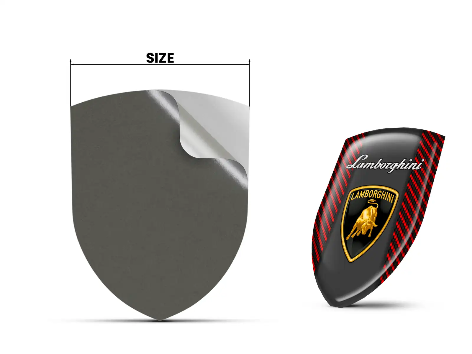 Lamborghini Heckscheibensticker Hochwertig Drift Design